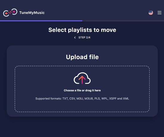 tunemymusic upload file