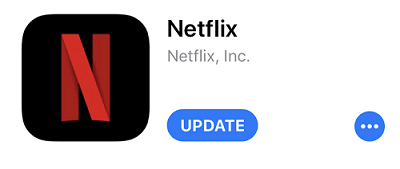 update netflix icon on app store