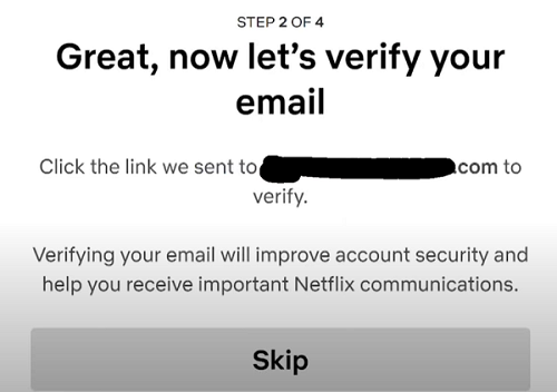 verify your email