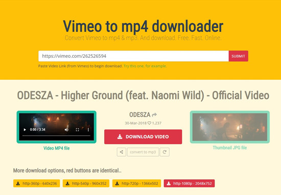 vimeo to mp4 downloader