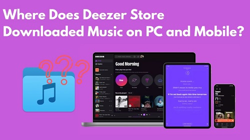 where does deezer store downloaded music