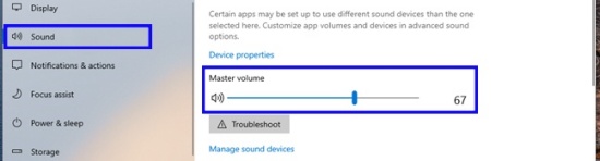 windows sound settings