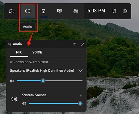 xbox game bar recording system sounds