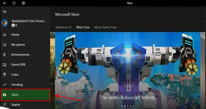 xbox one store