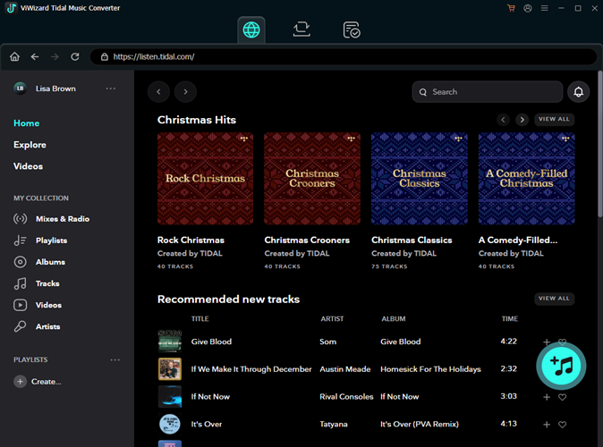 browse tidal library